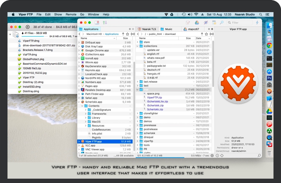 Viper FTP for Mac v6.2.5 苹果电脑强大的FTP客户端文件传输软件 完整版下载