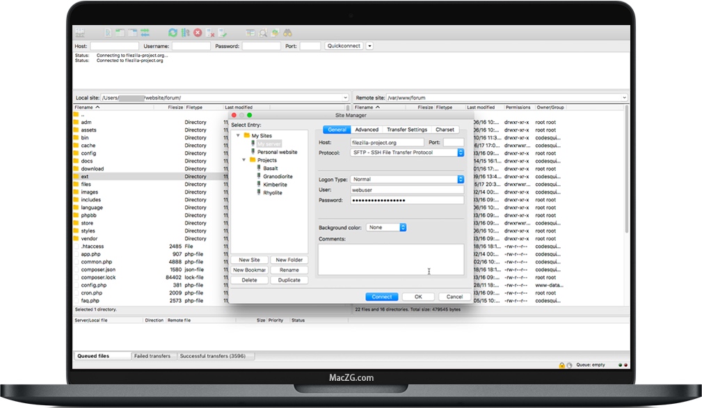 FileZilla Pro for Mac 苹果电脑专业的FTP传输工具 App Store下载