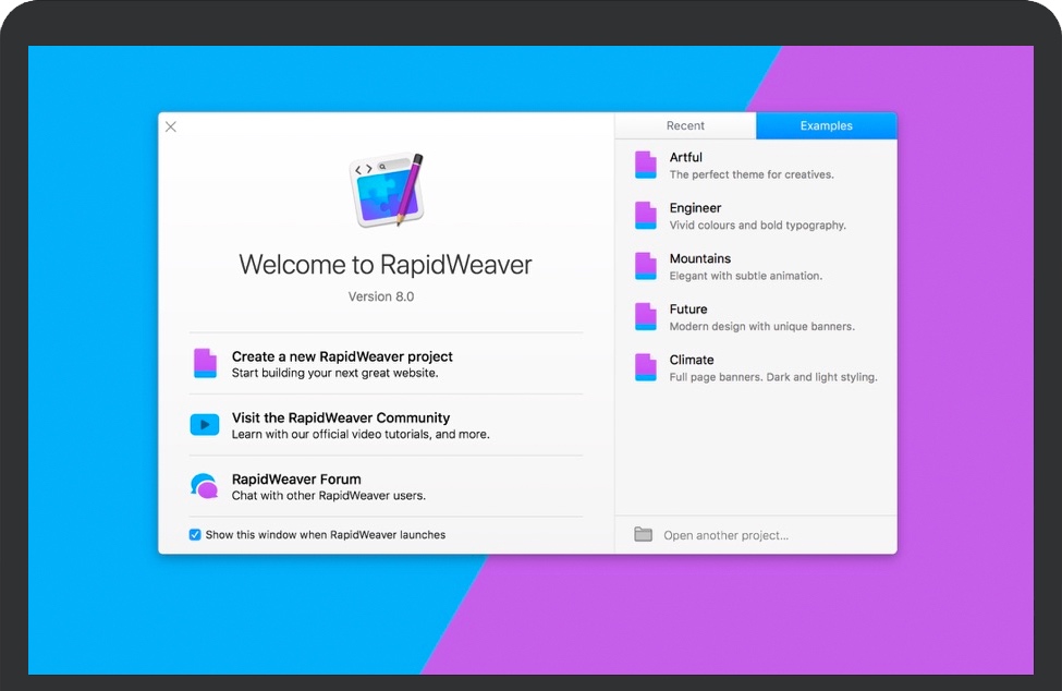 RapidWeaver 8 for Mac v8.9.4 苹果电脑网页设计软件 破解版下载