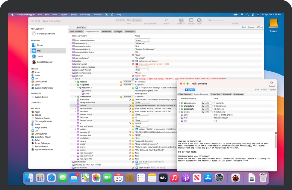Script Debugger for Mac v8.0.4 苹果电脑脚本调试程序 破解版下载
