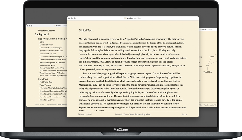 Author for Mac v7.0 苹果文字处理和文本引用 破解版免费下载