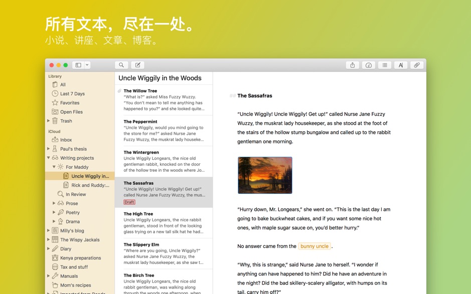 Ulysses Mac版 v17 终极一站式写作软件 中文破解版下载