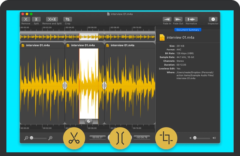 Fission for Mac v2.8.3 苹果快速音频编辑和转换软件 破解版下载