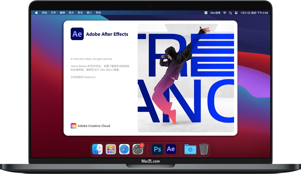 After Effects 2021 for Mac v18.2.1.8 苹果AE软件 中文一键安装版下载