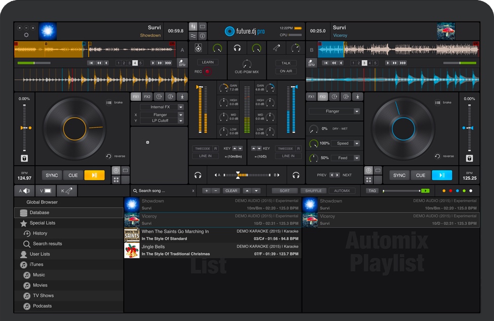 future.dj pro for Mac v1.11.0 苹果专业的DJ混音软件 完整版下载