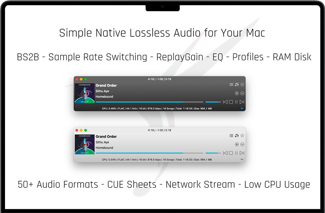 Colibri for Mac v2.0.5 苹果电脑原生音乐播放器 破解版免费下载