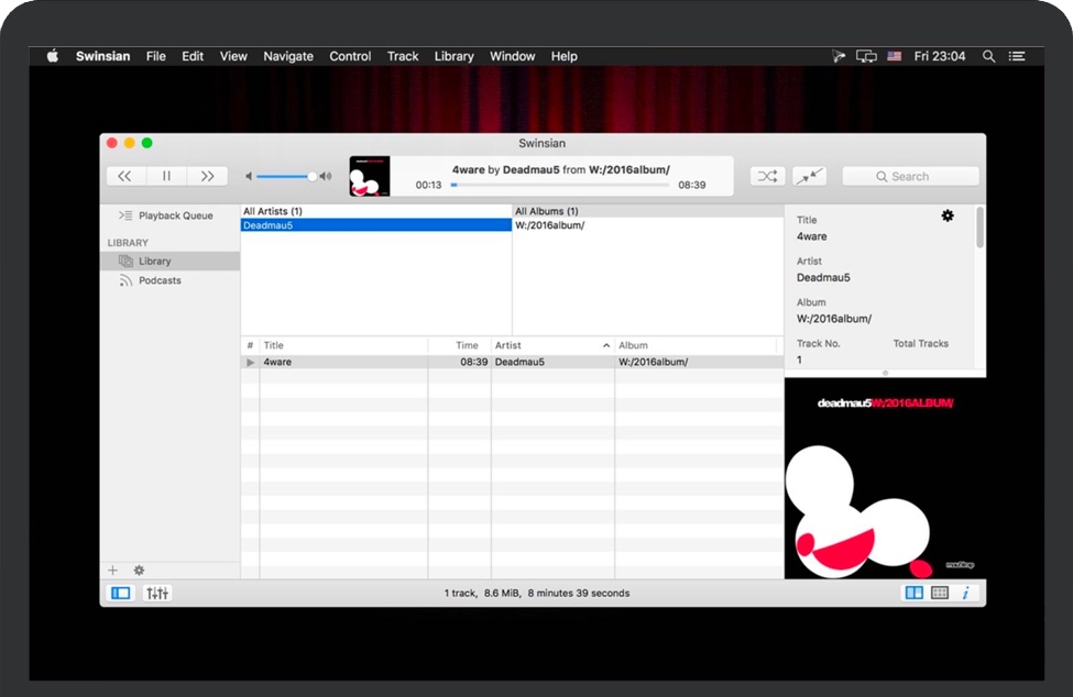 Swinsian for Mac v2.3.6 苹果高级音乐播放和管理程序 破解版下载