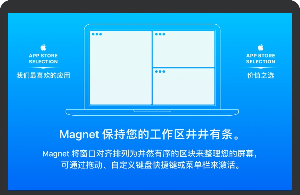 Magnet Pro for Mac v2.10.0 苹果电脑窗口管理软件 中文完整版免费下载