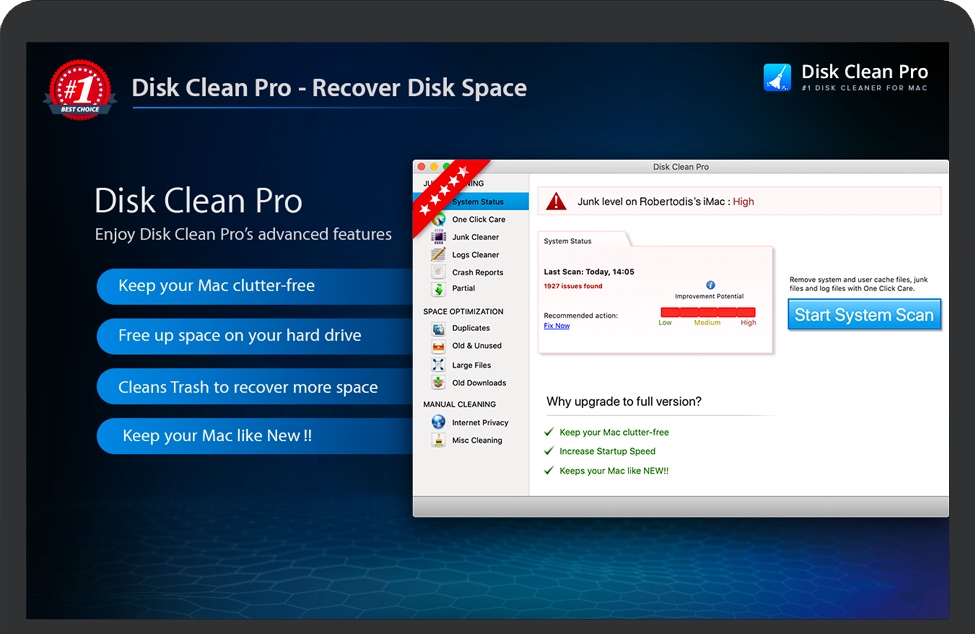 Disk Clean Pro for Mac v6.4.0 苹果磁盘分析清理程序 完整版免费下载