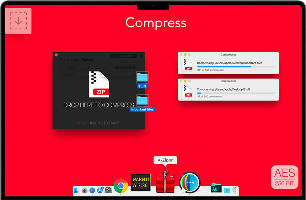 A-Zippr Pro for Mac v1.4 苹果电脑压缩解压软件 中文破解版免费下载