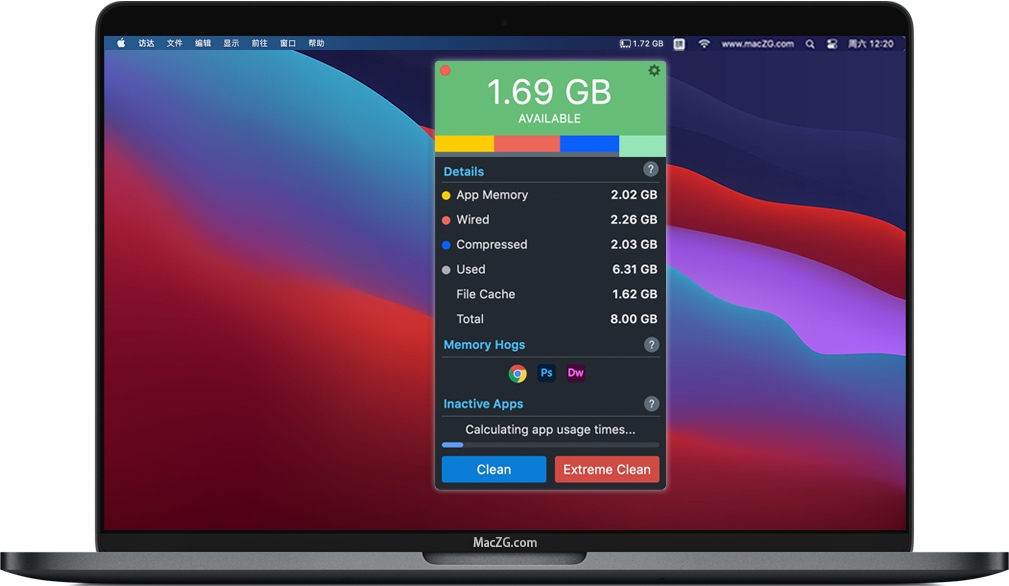 Memory Clean 3 for Mac v1.0.23 苹果电脑内存条清理 破解版下载