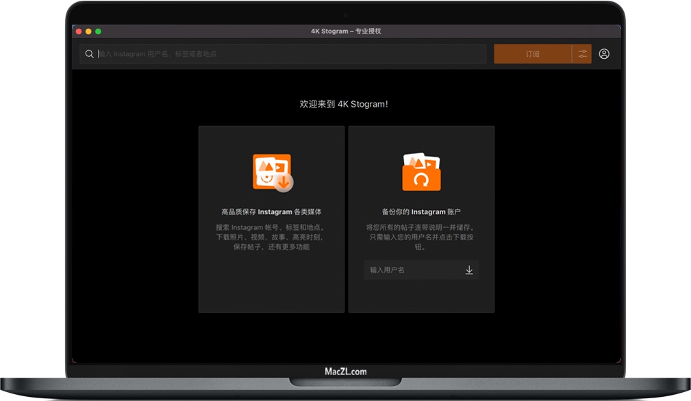 4K Stogram Pro for Mac v3.4.3 苹果电脑Instagram下载器 中文破解版下载