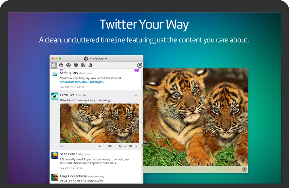 Twitterrific for Mac v5.4.8 苹果电脑推特客户端 破解版免费下载