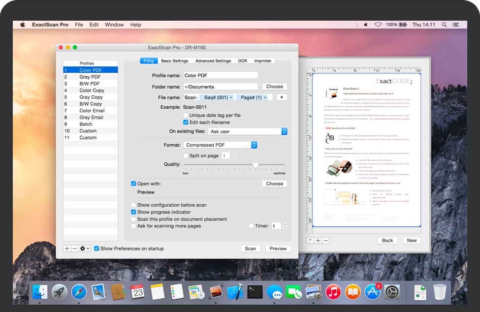 ExactScan Pro for Mac v22.6 苹果电脑文档扫描仪驱动 中文破解版下载