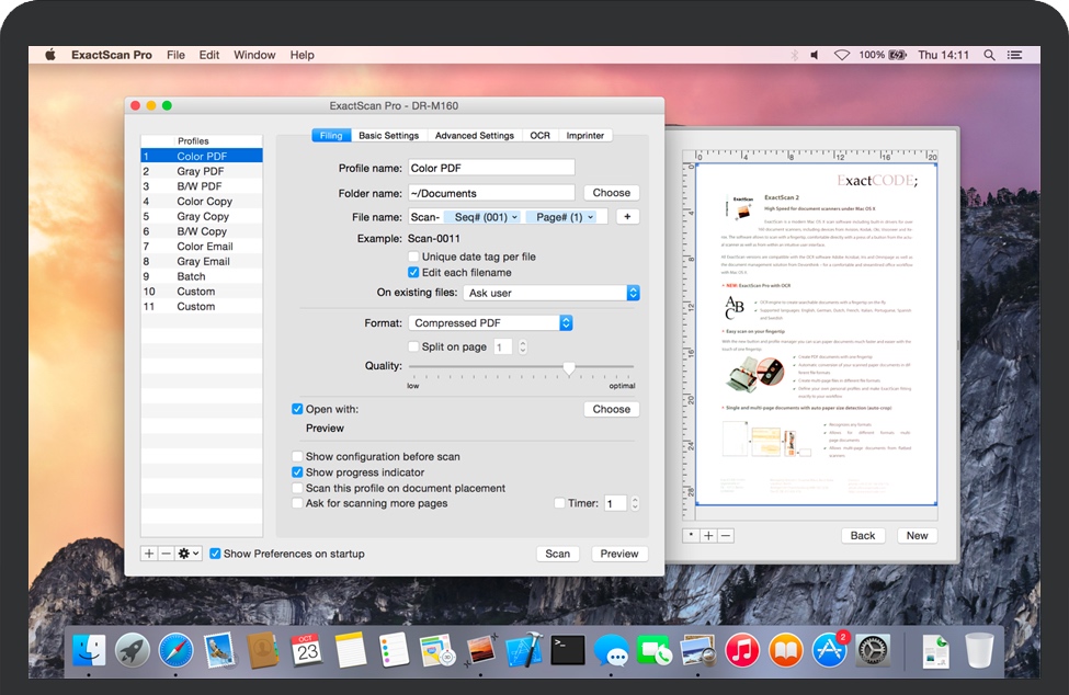 ExactScan Pro for Mac v21.11 苹果扫描仪驱动程序 中文破解版下载