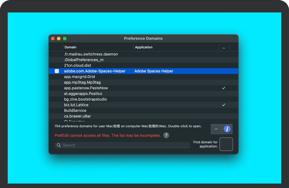 PrefEdit for Mac v5.0 苹果应用配置文件清理及编辑器 破解版免费下载