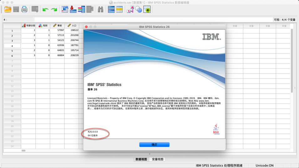 IBM SPSS Statistics 26 for Mac 数据收集分析报告统计软件 中文破解版下载