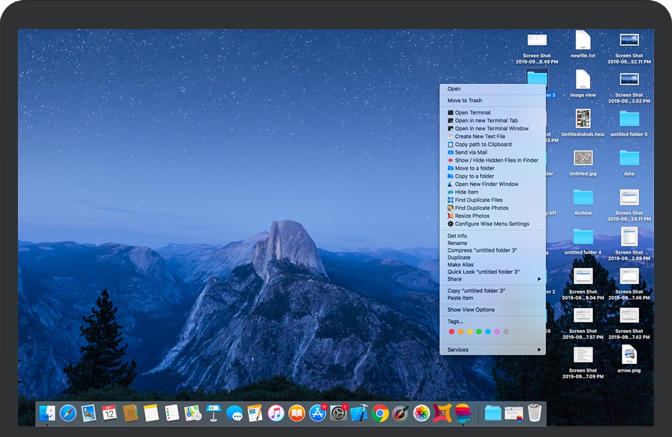 Wise Menu for Mac v1.9 苹果超强右键增强程序 破解版免费下载
