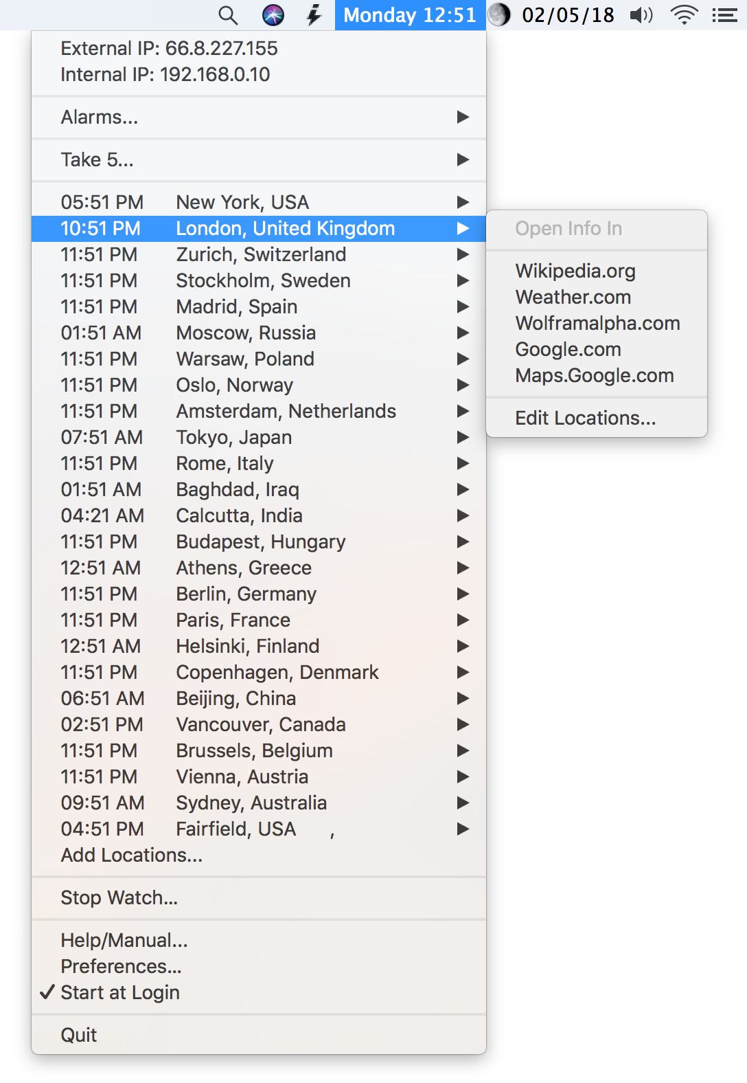 iClock Pro for Mac v5.8.8 苹果增强型菜单栏时钟 破解版急速下载