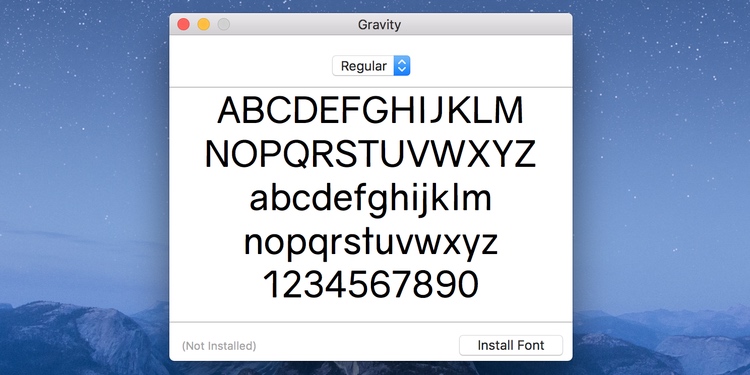在 Mac 上安装字体