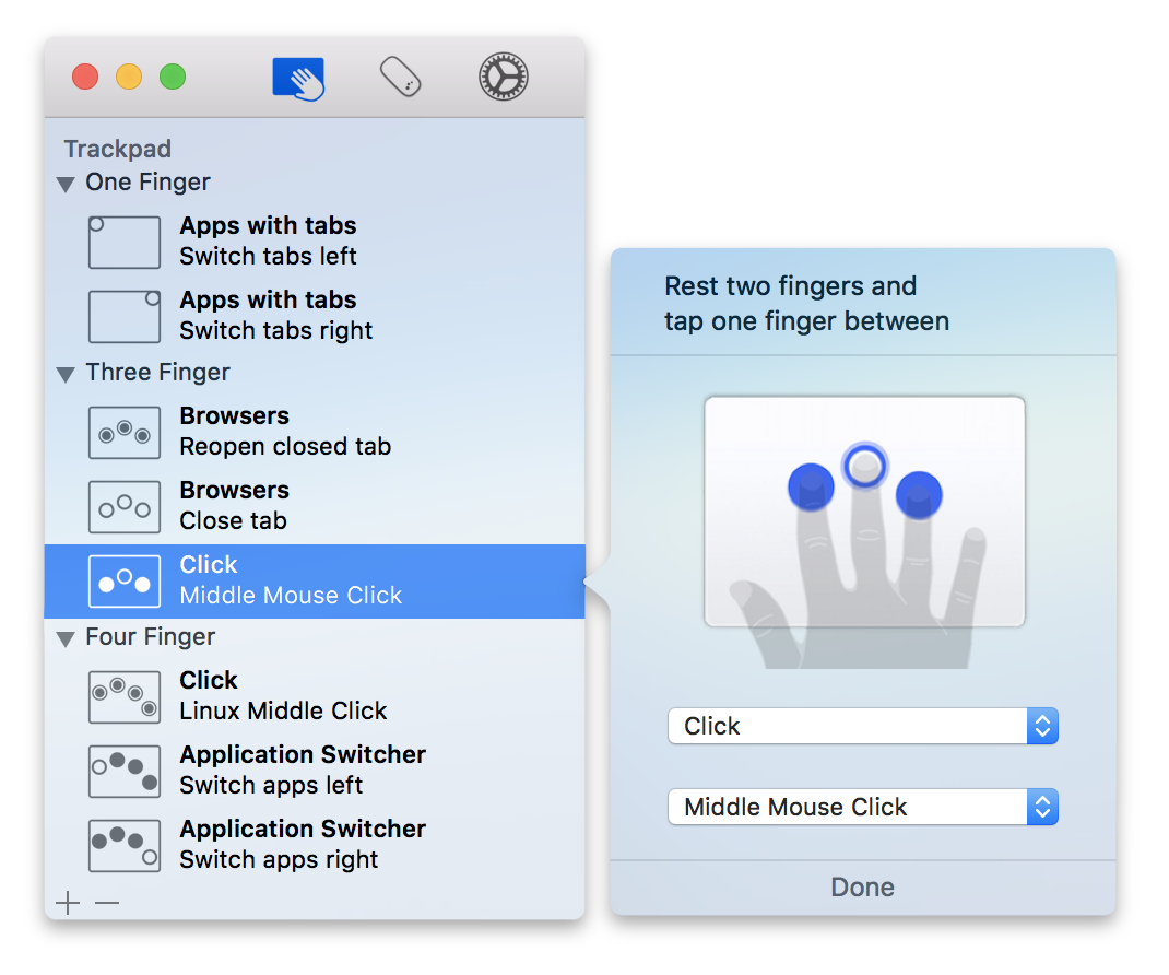 Multitouch for Mac v1.15 触控板手势增强程序 破解版下载