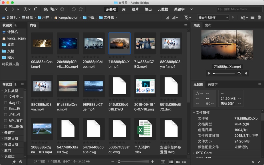 Adobe Bridge CC 2019 for Mac v9.0.3 媒体管理器 Br中文破解版下载