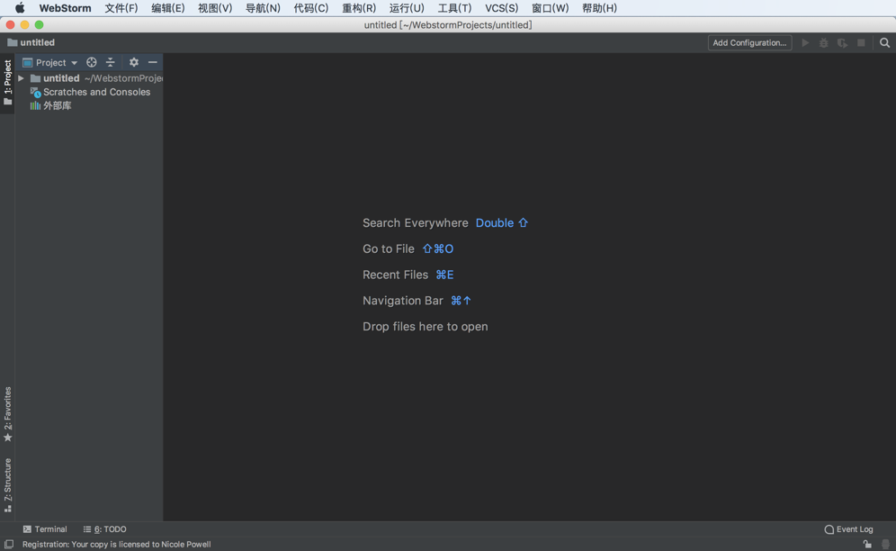 WebStorm for Mac 2018.3.1 Web前端开发神器 中文汉化破解版下载