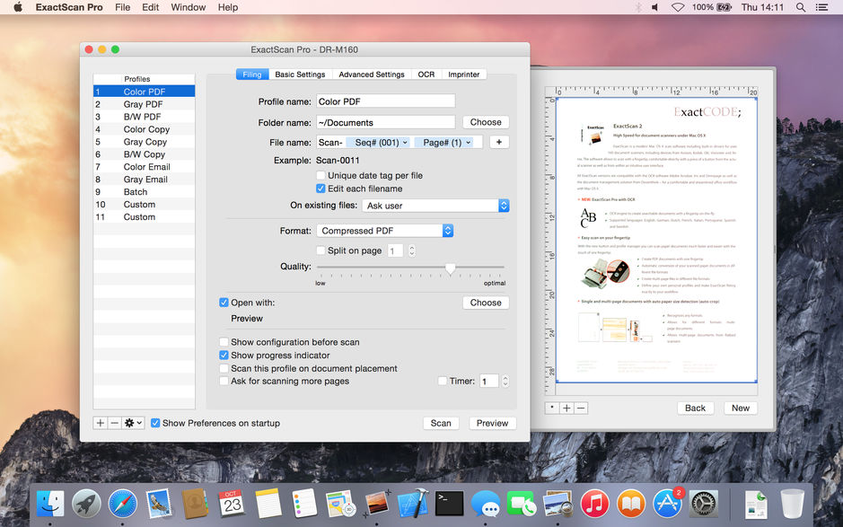 ExactScan Pro for Mac 18.12 扫描套件和驱动程序 中文破解版下载