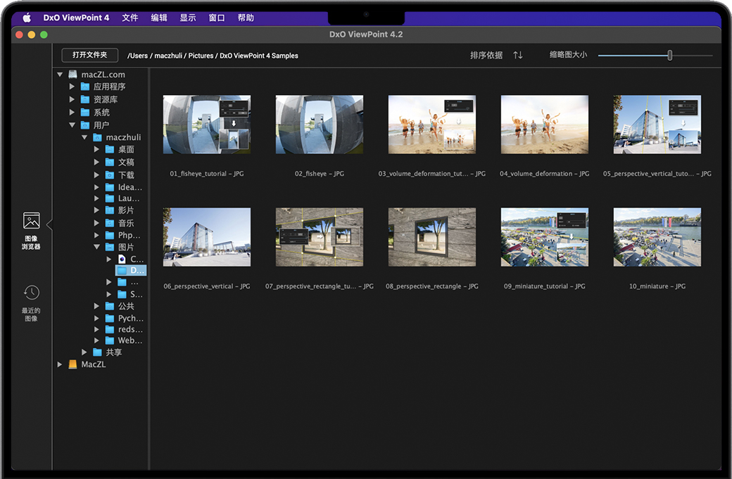 DxO ViewPoint 4 for Mac v4.2.0 苹果照片纠正扭曲变形软件 中文完整版下载
