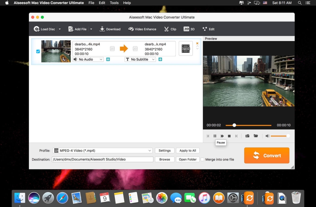 Aiseesoft Mac Video Converter Ultimate v 10.3.56 视频转换软件破解版