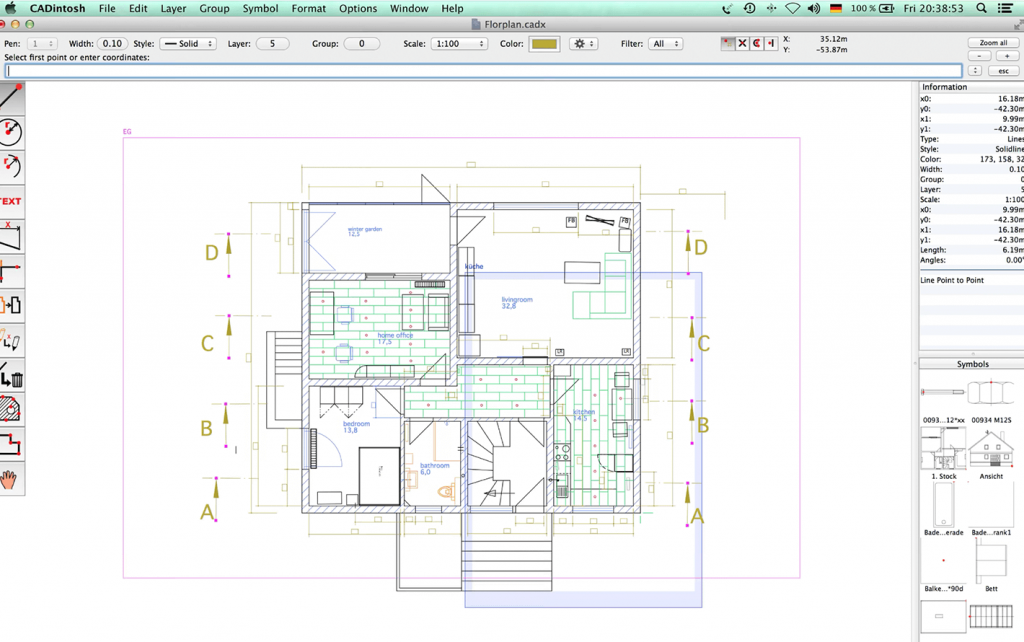 CADintosh X For Mac优秀的CAD绘图工具 V8.8.3.656