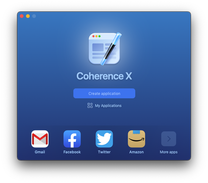 Coherence X For Mac网站转变成App工具 V4.0.3