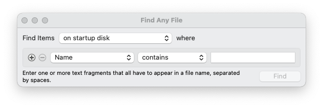 Find Any File For Mac本地文件搜索工具 V2.3.2b4