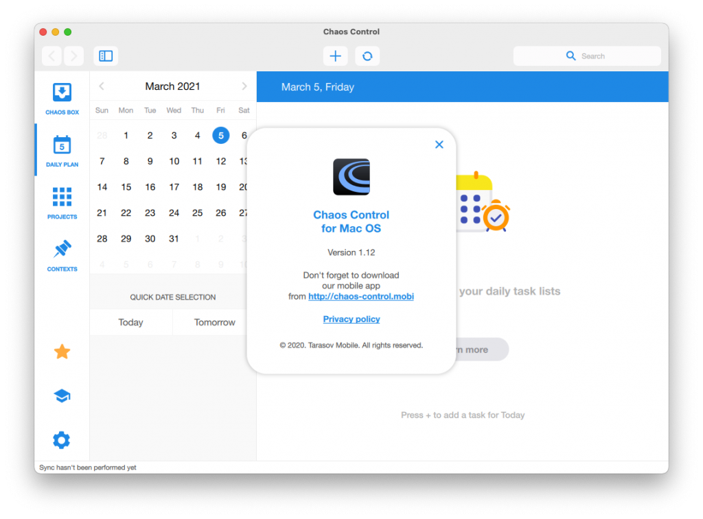 Chaos Control For Mac个人项目组织和任务管理工具 V1.12.1