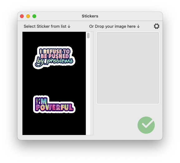 Desktop Stickers For Mac桌面贴纸工具 V2.0