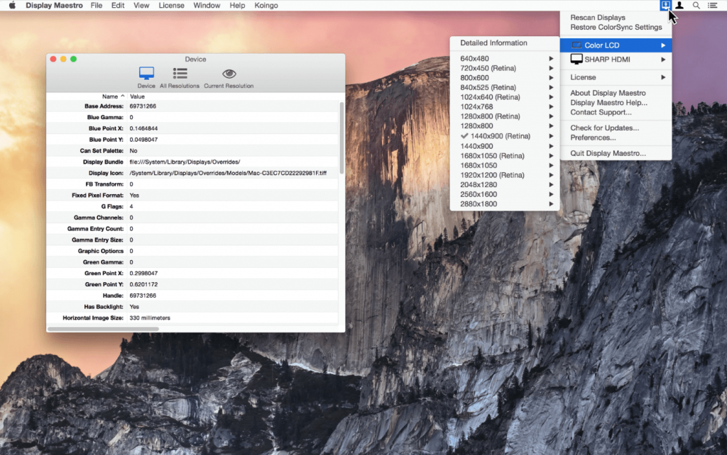 Display Maestro For Mac显示器设置增强工具 V5.0.3
