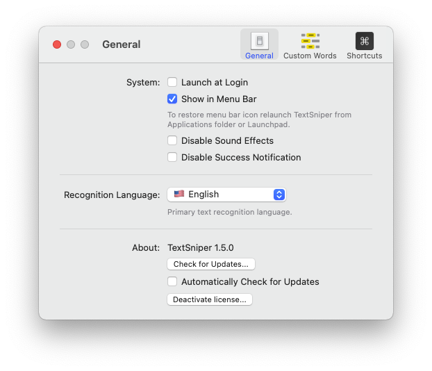 TextSniper for Mac v1.5.0 OCR文字识别软件 破解版下载