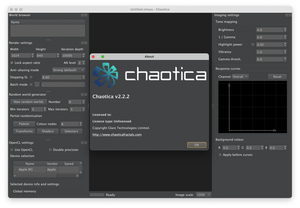 Chaotica For Mac图像渲染工具 V2.2.2