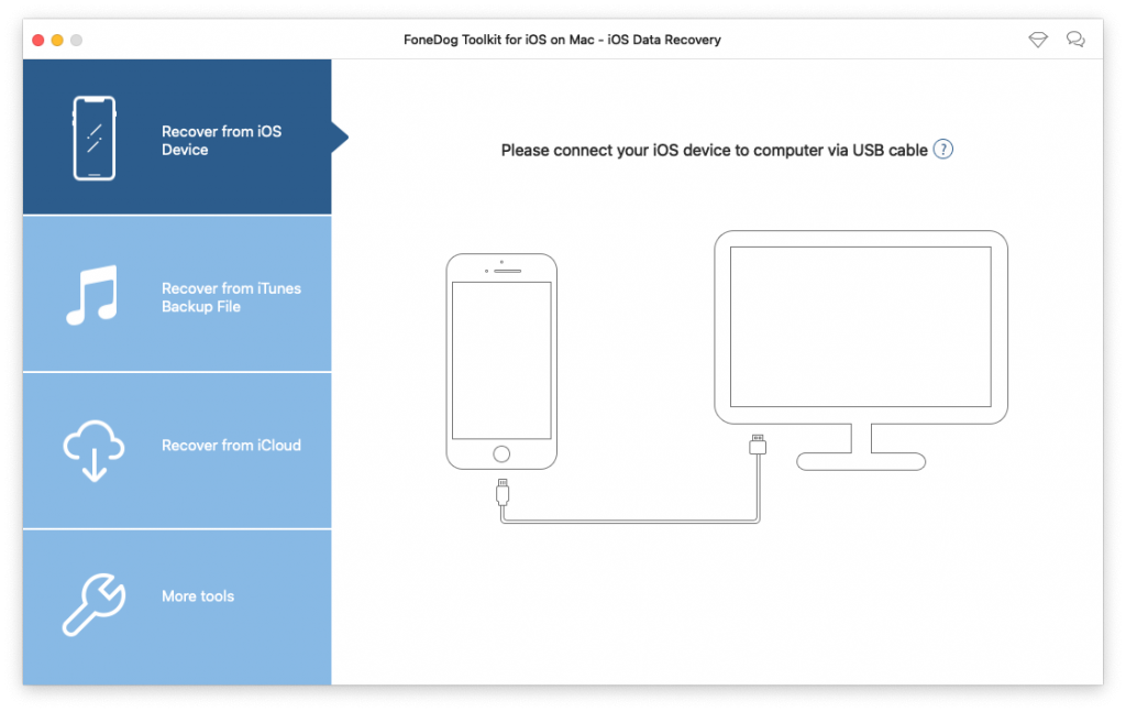 FoneDog Toolkit - iOS Data Recovery For Mac数据iOS恢复工具 V2.1.68.124891