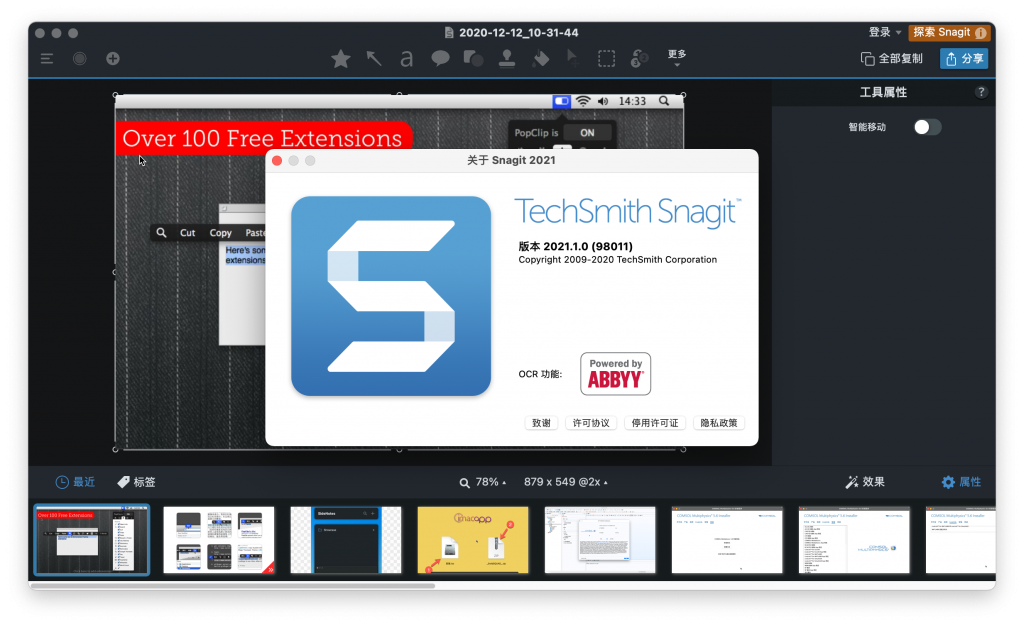 TechSmith Snagit For Mac超强截屏神器 V2021.1.0汉化版 - 