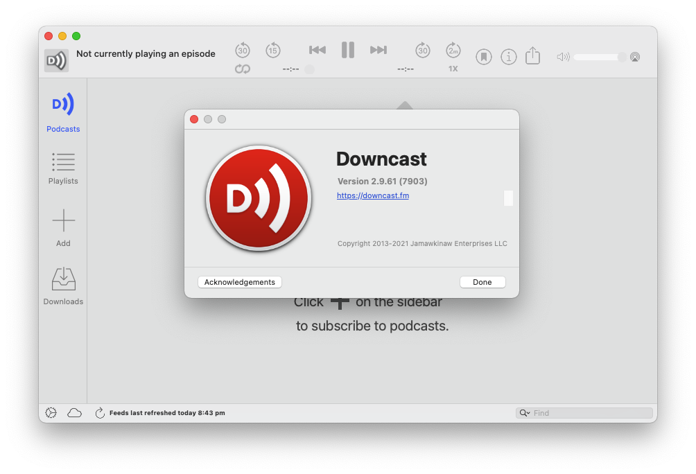 Downcast for Mac v2.9.61 播客软件 破解版下载
