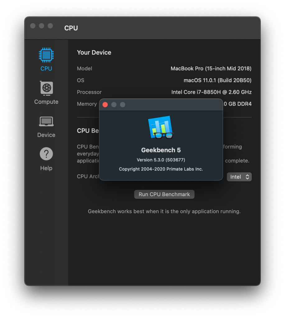 Geekbench For Mac跑分软件 V5.3.0 - 