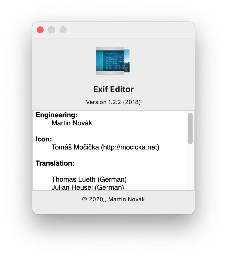Exif Editor for Mac v1.2.2 照片元数据编辑器 破解版下载 - 