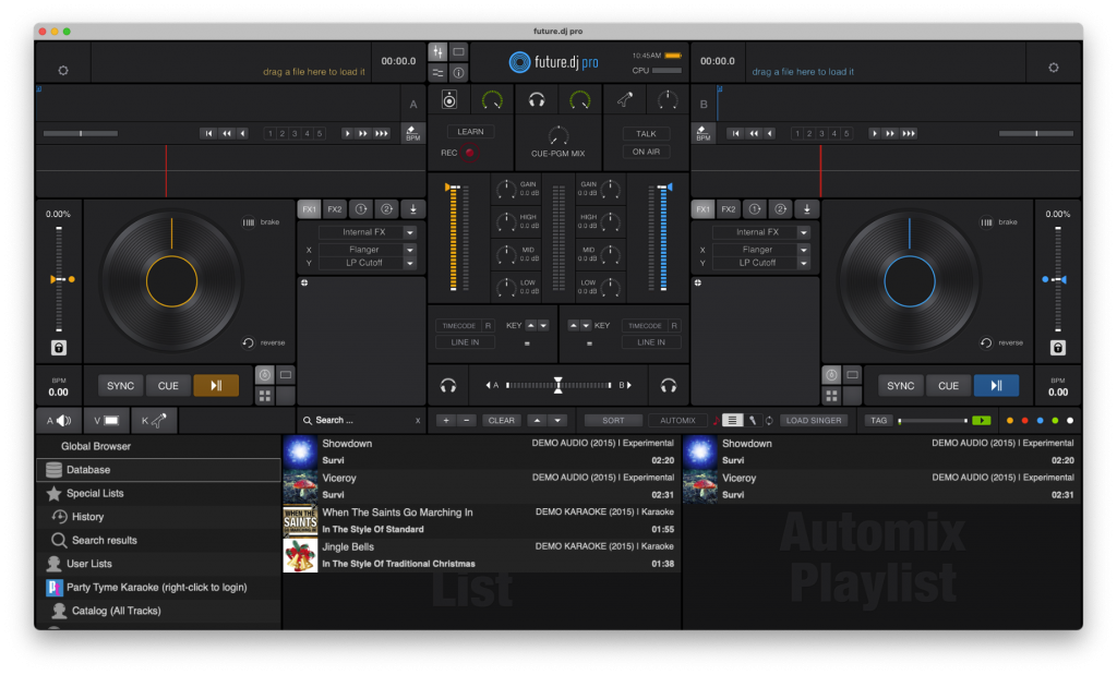 XYLIO Future DJ Pro For Mac强大的多平台DJ混音工具 V1.10.2