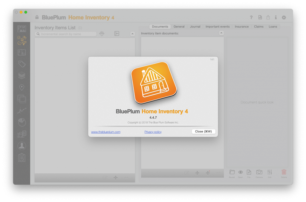 Home Inventory For Mac优秀的财务资产管理工具 V4.4.7