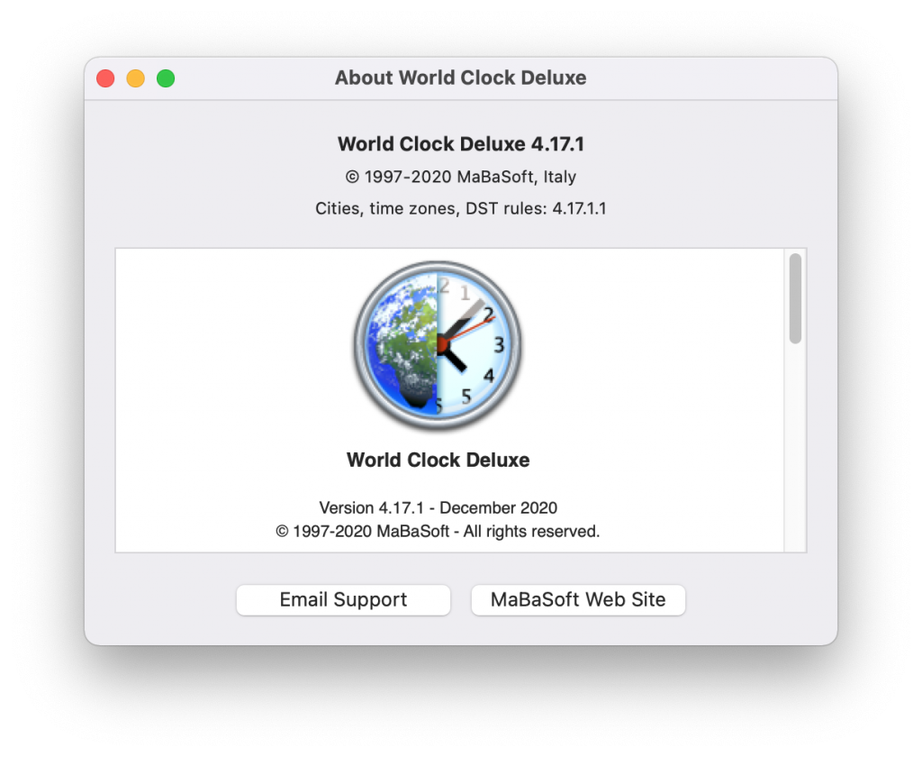 World Clock Deluxe For Mac世界时钟工具 V4.17.1(4.17.1.1) - 