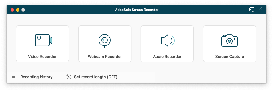 VideoSolo Screen Recorder For Mac屏幕录制工具 V2.0.50.2658