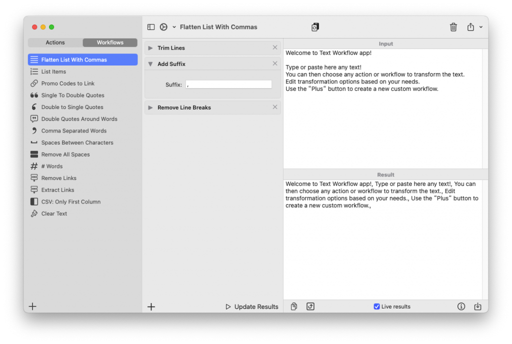 Text Workflow for Mac v1.3.2 文本转换工具 破解版下载