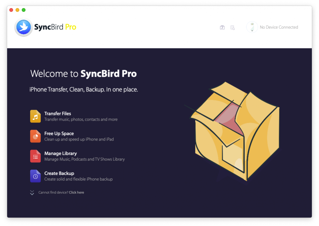 SyncBird For Mac一款iPhone文件管理器 V3.7.9