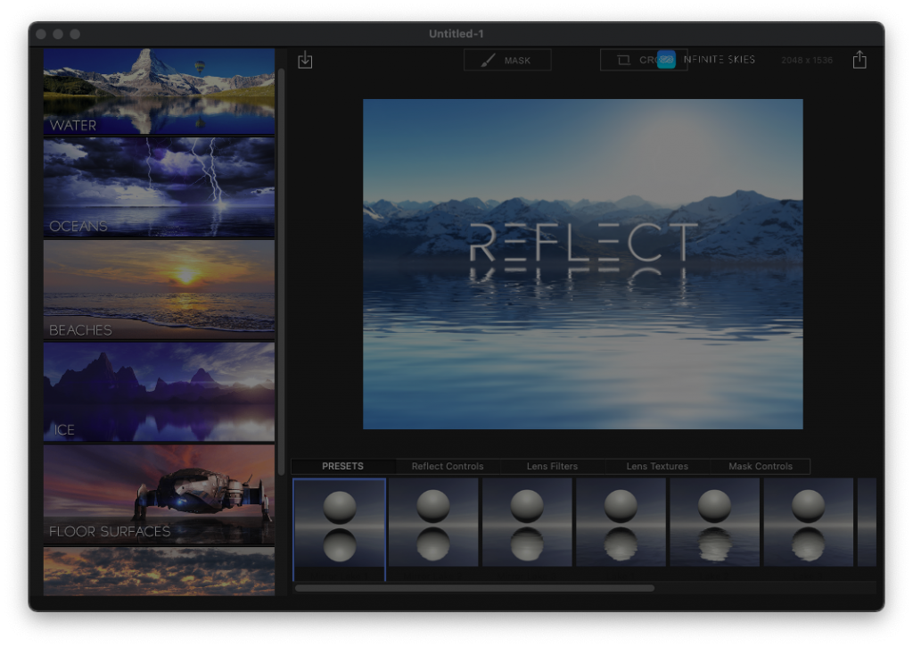 Reflect Studio For Mac照片倒影创建工具 V3.1